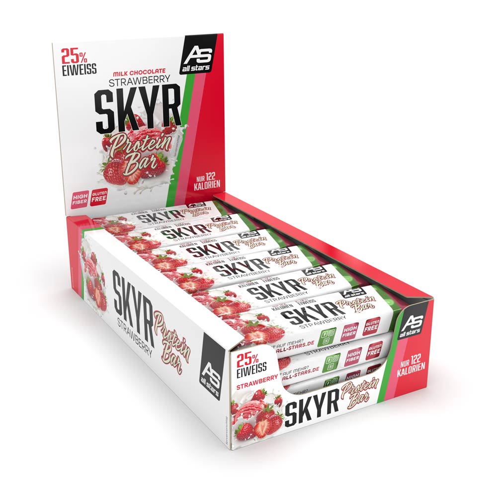 All Stars SKYR BAR - 24 Riegel à 35g Strawberry