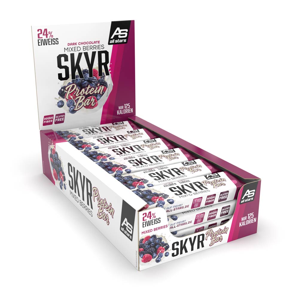 All Stars SKYR BAR - 24 Riegel à 35g Mixed Berrys