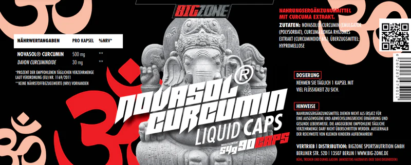 Big Zone NovaSol® Curcumin 90caps
