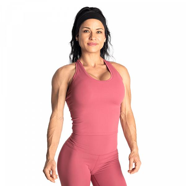 Better Bodies Core Crop T-back - Rouge Pink