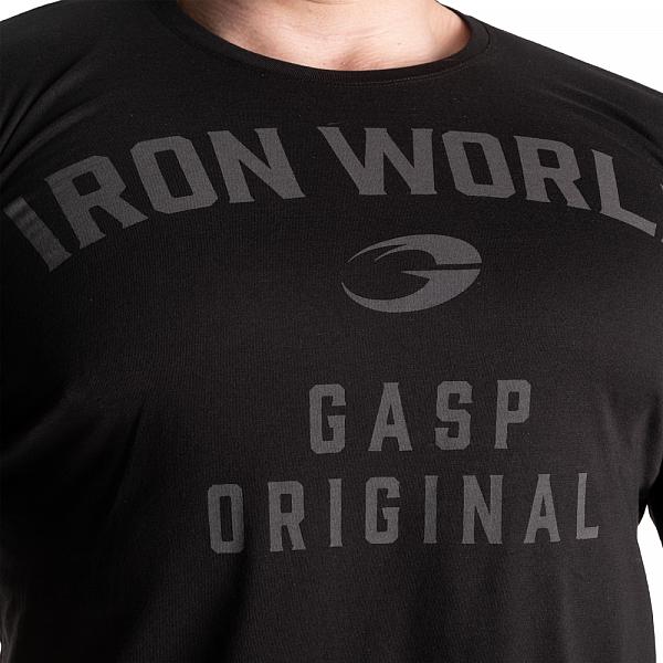 GASP Atlas Tee - Black Iron World