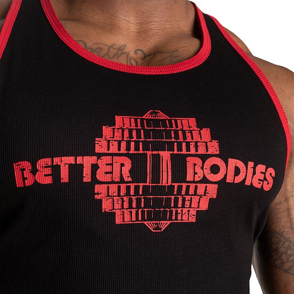 Better Bodies Dumbbell T-Back - Black/Red