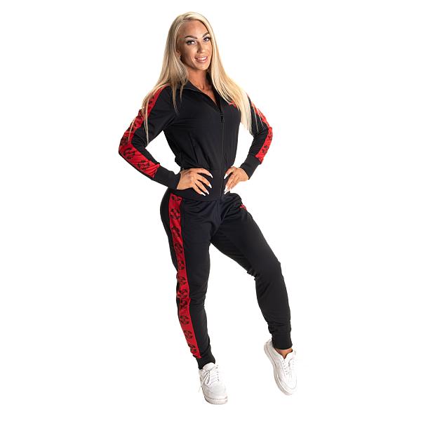 Better Bodies Chelsea Track Pants - Black/Red