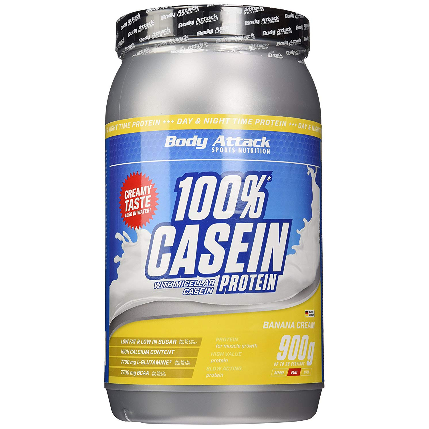 BODY ATTACK 100% Casein Protein 900g