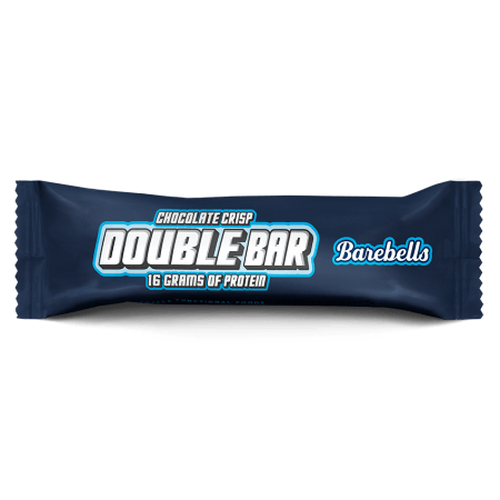 BareBells Double Protein Bar 12x 55g - Chocolate Crisp - MHD 07.02.2023