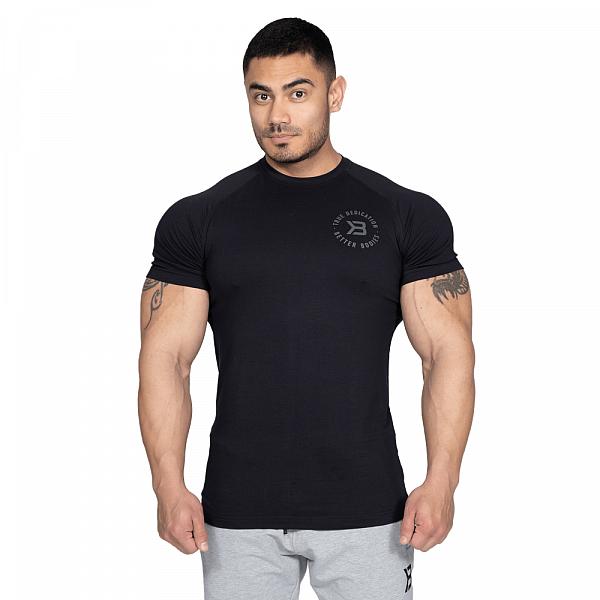 Better Bodies Gym Tapered Tee - Black