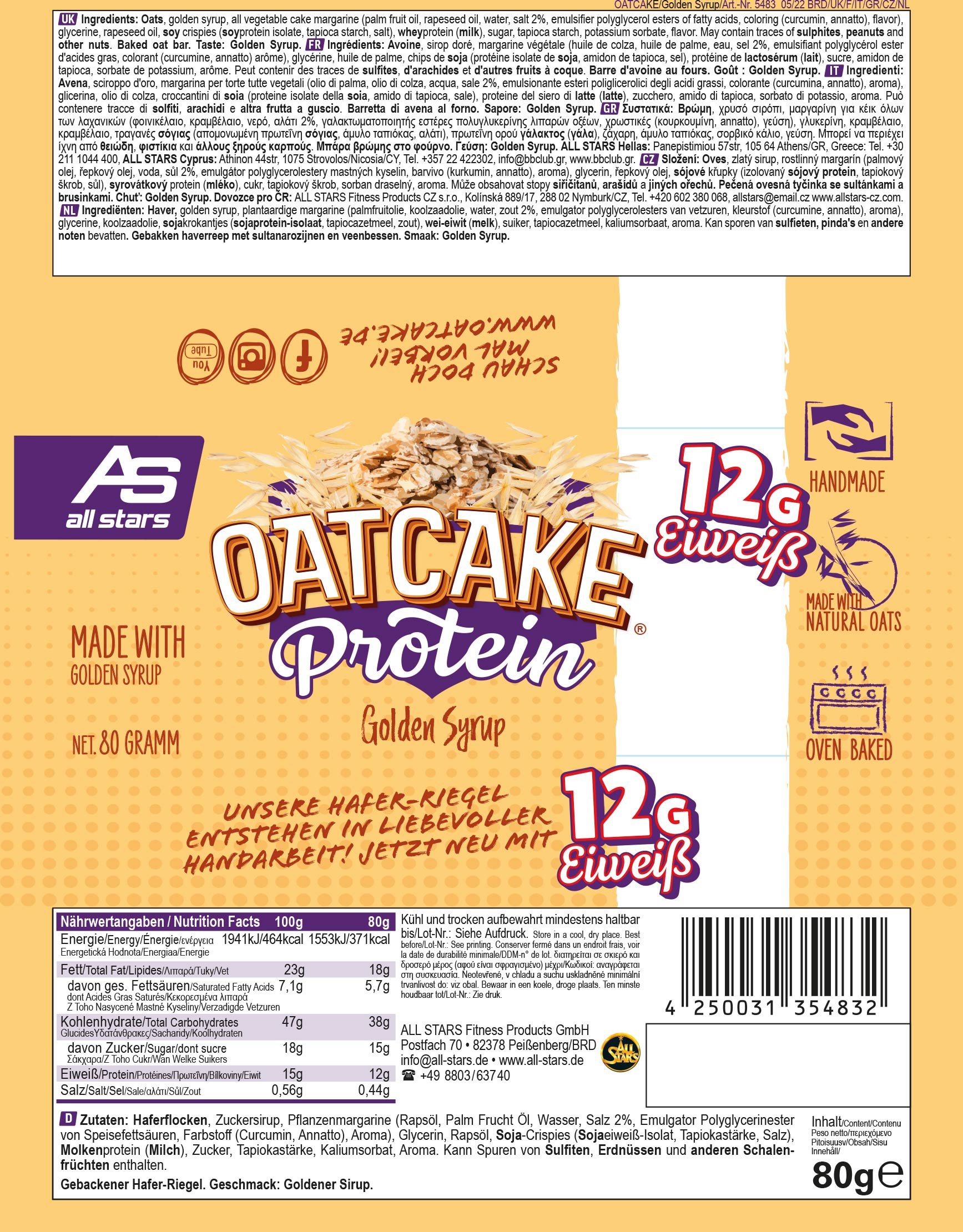 All Stars Oatcake Protein Mixbox