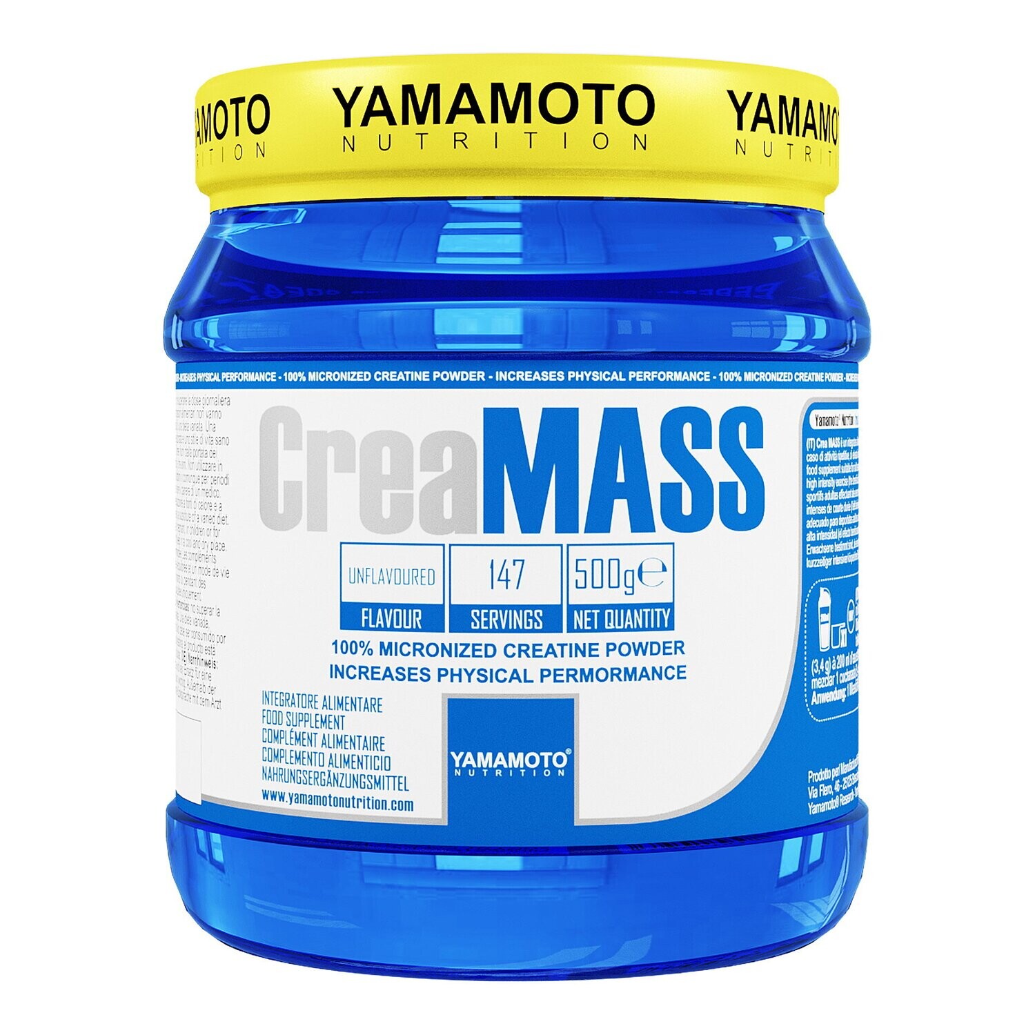 YAMAMOTO 100% Kreatin Monohydrat CREAMASS 500g