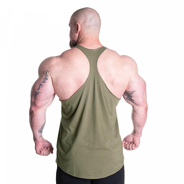 Better Bodies Old School Stringer - Washed Green