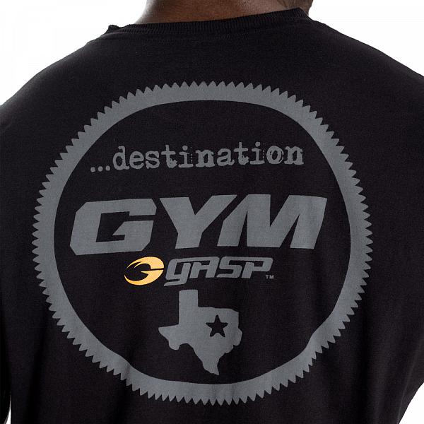 Gasp Gym Tee - Washed Black