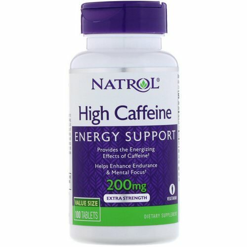 NATROL High Caffeine 200mg tabs