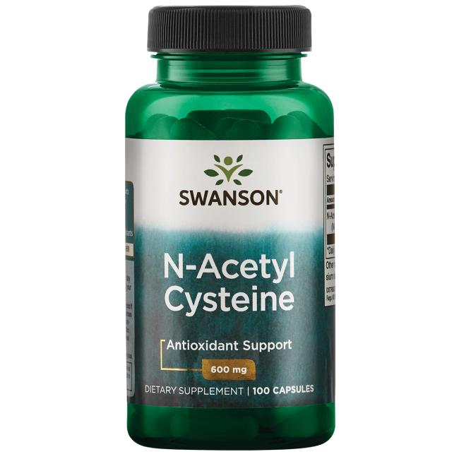 Swanson, NAC, N-Acetyl-L-Cystein, 600 mg
