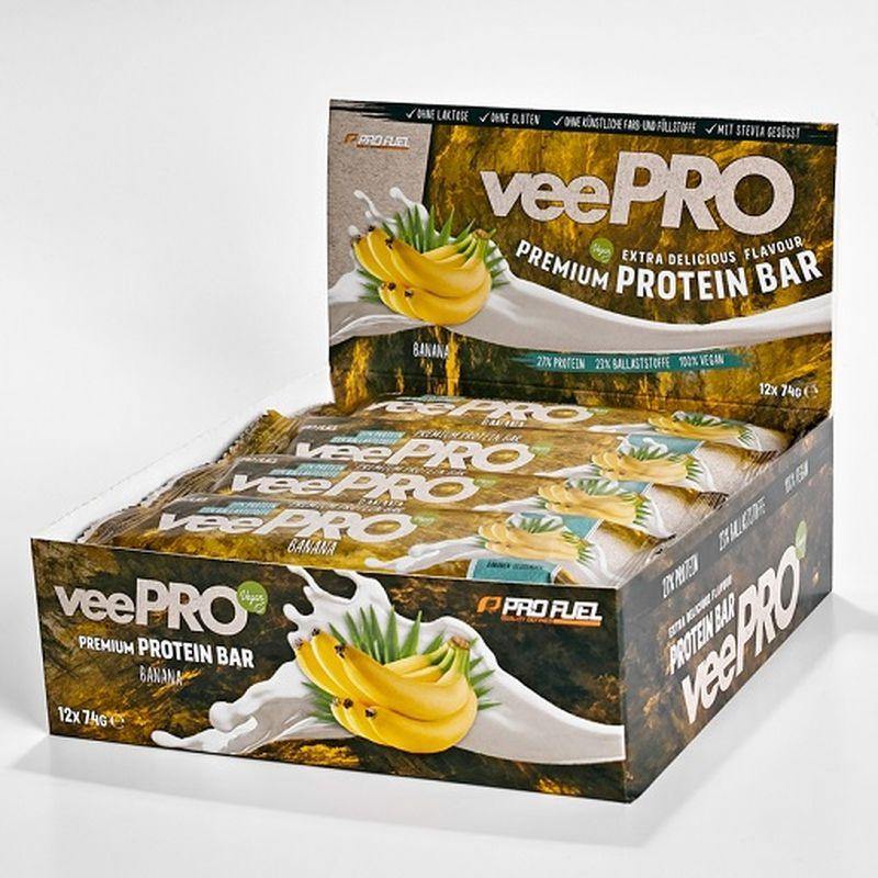 Pro Fuel veePRO Proteinriegel 12 Riegel à 74g
