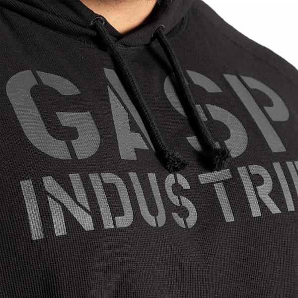 GASP L/S Thermal Hoodie - Black/Black