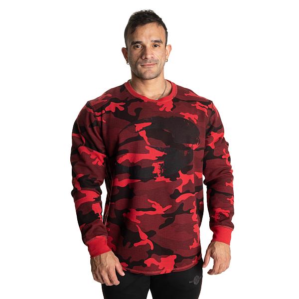 GASP Thermal Logo Sweater - Red Camo