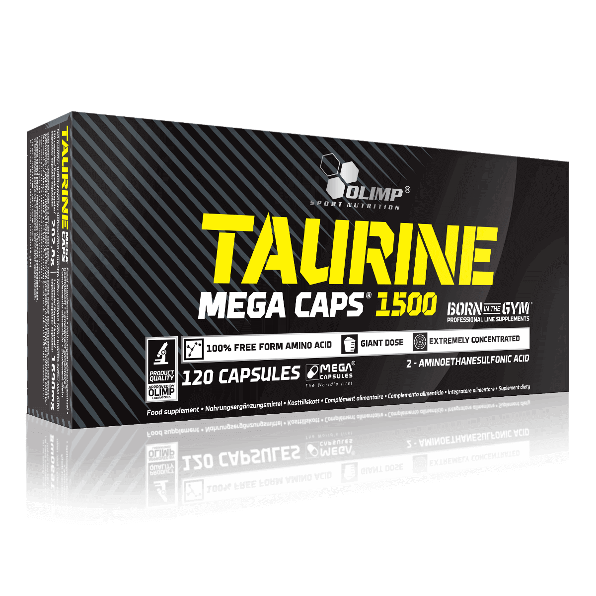 TAURINE MEGA CAPS - 120 KAPSELN