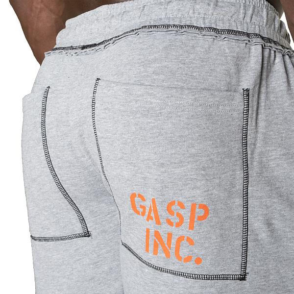 GASP Division Sweatpant - Light Grey Melange/flame