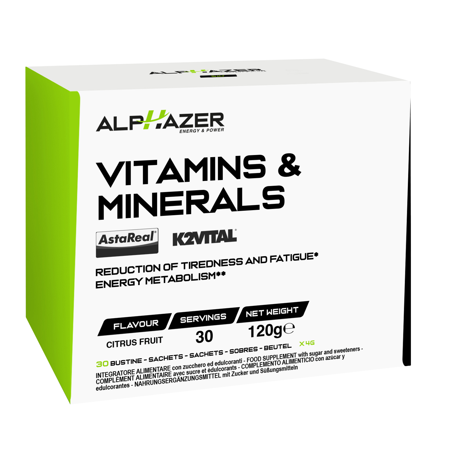ALPHAZER Vitamins & Minerals 30 Beutel mit 4g