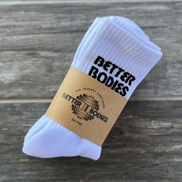 Better Bodies Crew Socks 3-pack - White