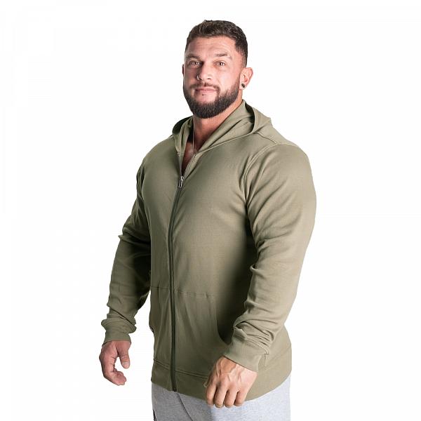 Better Bodies Light Zip Hoodie - Washed Green