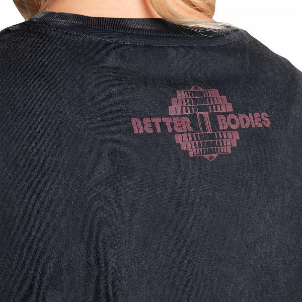 Better Bodies Grl Pwr Tee - Acid Washed Black