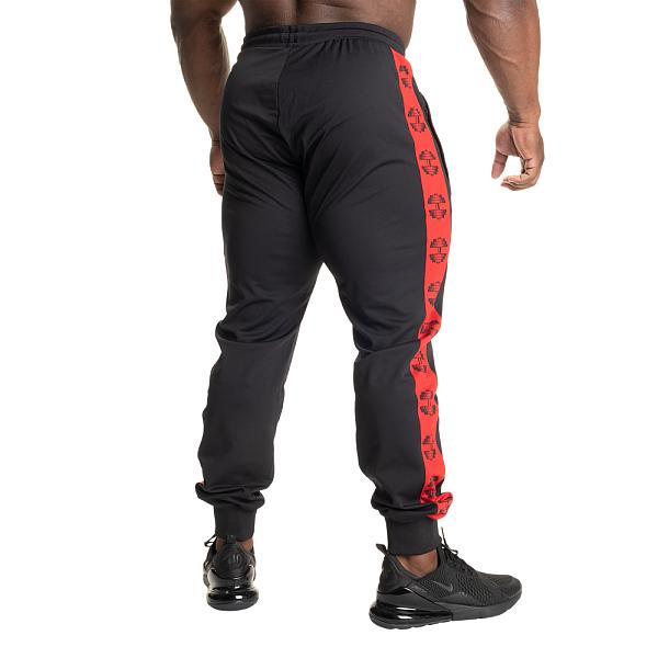 Better Bodies Bronx Track Pants - Black/Red