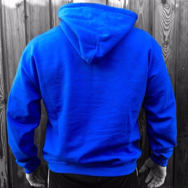  Animal Fury Hooded Sweater - Blau