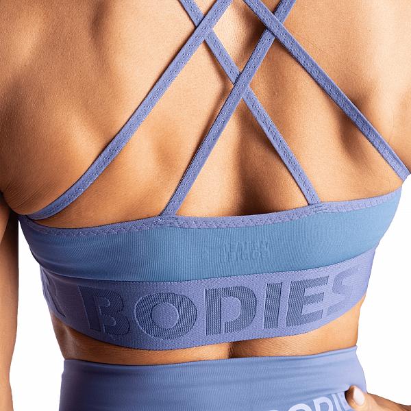 Better Bodies Gym Sports Bra - Foggy Blue