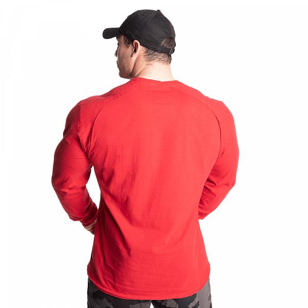 GASP Throwback Long Sleeve Tee - Chili Red