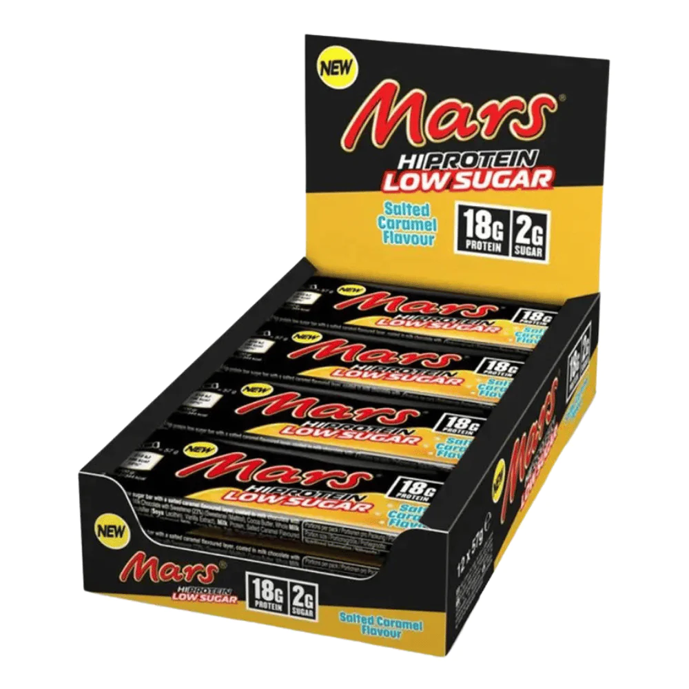 MARS HI PROTEIN LOW SUGAR SALTED CARAMEL - BOX MIT 12 RIEGEL