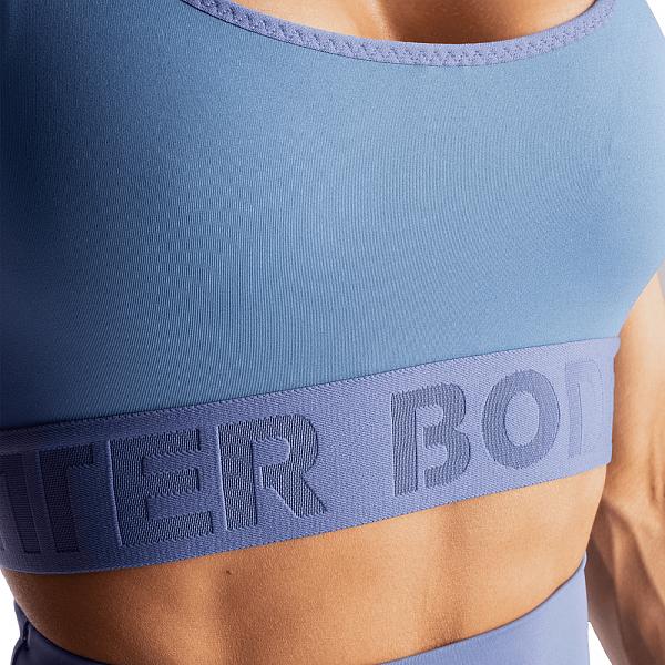 Better Bodies Gym Sports Bra - Foggy Blue