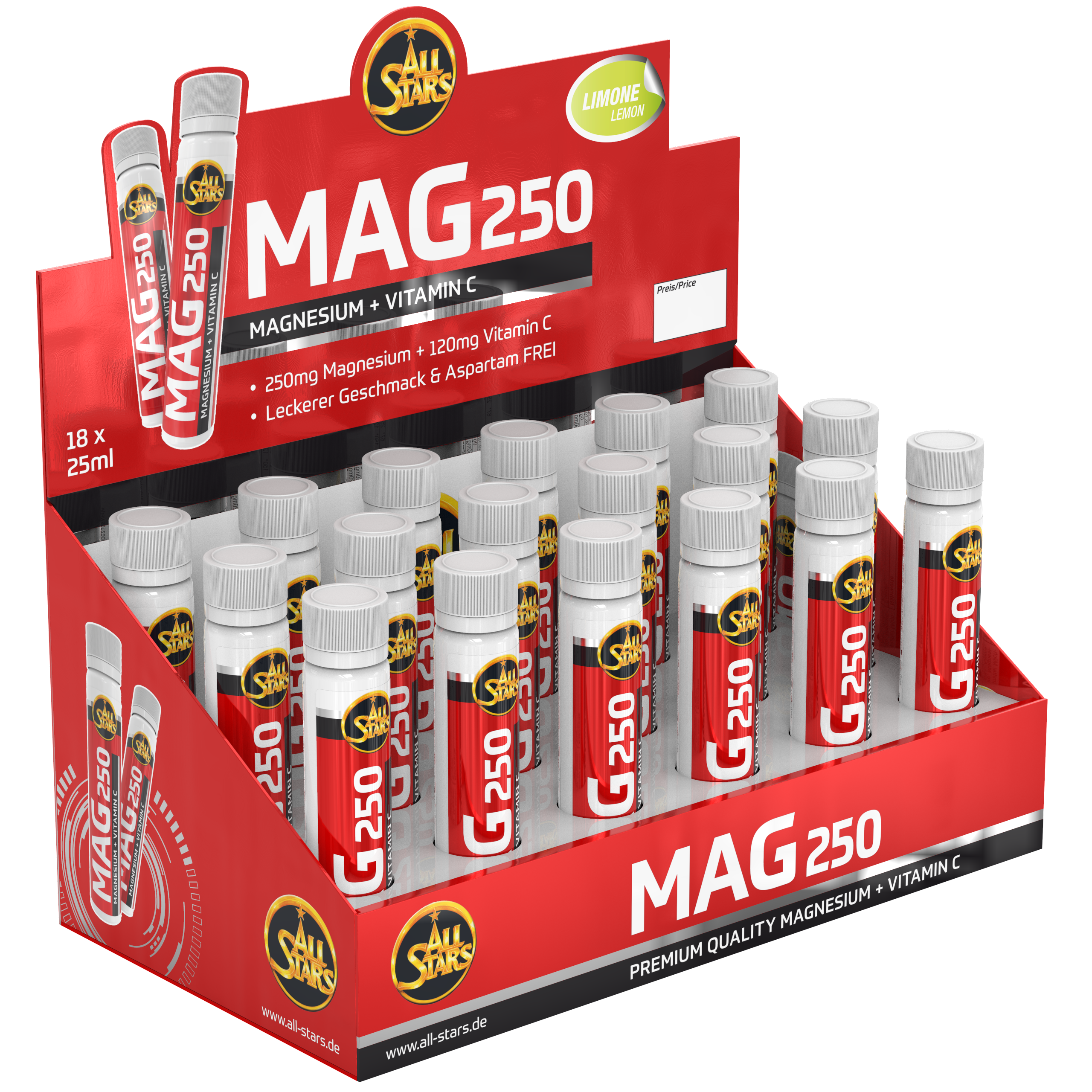 ALL STARS MAG 250 / Magnesium 18x25ml