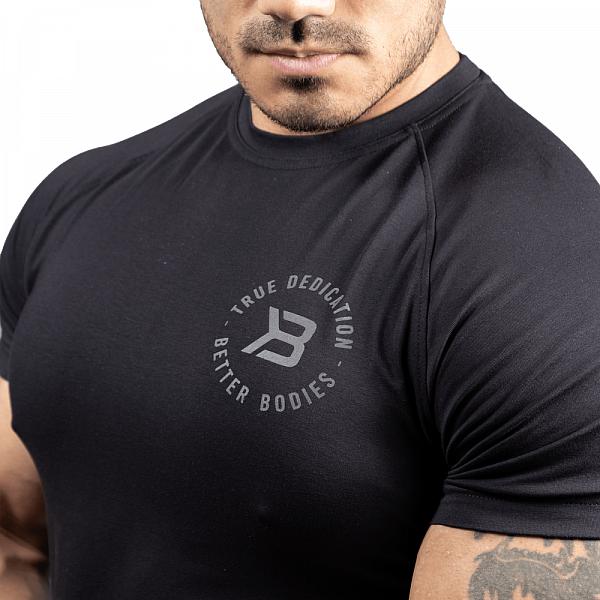Better Bodies Gym Tapered Tee - Black