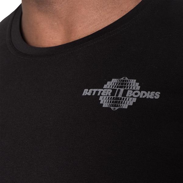 Better Bodies Essential Tapered Tee - Black