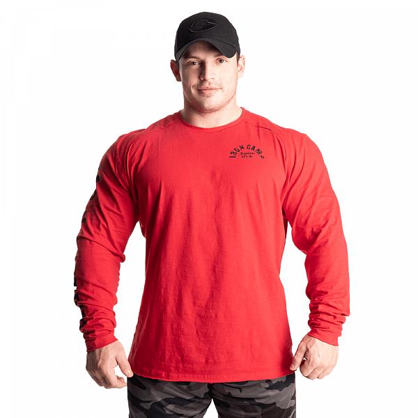 GASP Throwback Long Sleeve Tee - Chili Red