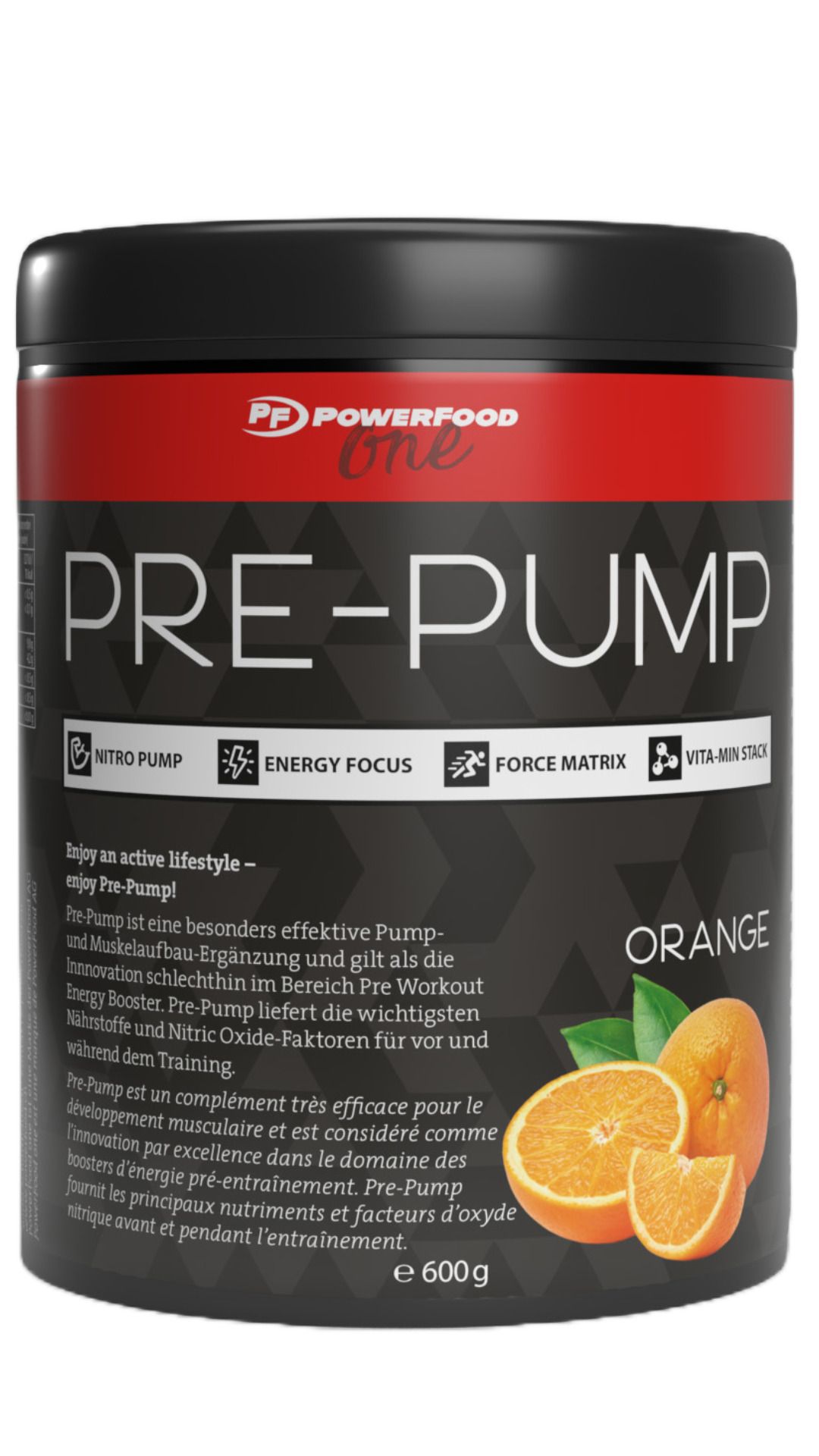 POWERFOOD ONE PRE-PUMP (600G DOSE)